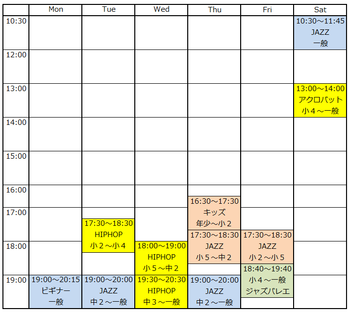 【苫小牧ダンス教室】レッスン